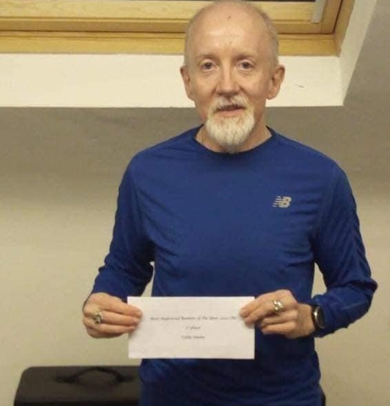 Colin Simms was named Most Improved Runner of the Year