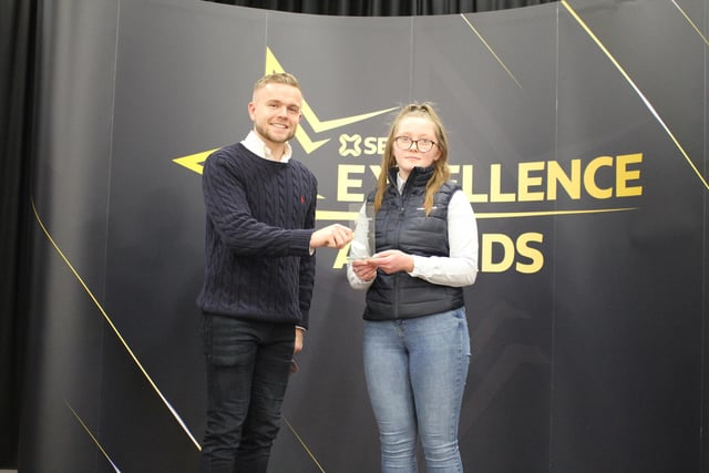 Jodie Elliott, Trainee Student of the Year for School of Applied Science & Sport
