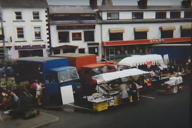 For years the Thursday market took place in The Diamond area of Magherafelt. Townspeople often took their lives in their hands to cross the street to visit the stalls. The market today has dwindled in size and is held in Rainey Street car park.