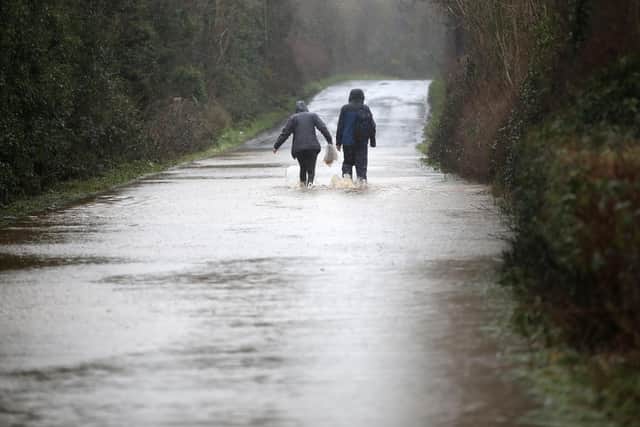 Police and the Met Office have warned of the potential of flooding in parts of Northern Ireland. Picture: Declan Roughan / Press Eye