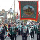 Members of the Ancient Order of Hibernians will be on parade in Toome on St Patrick's Day.