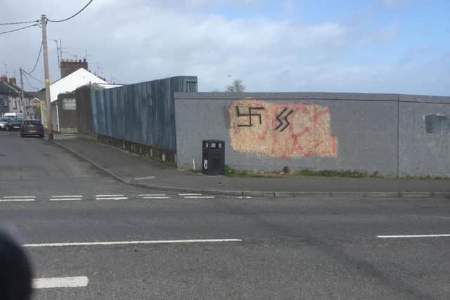 Armagh, Banbridge and Craigavon Councillor Sinn Féin's Keith Haughian has condemned the appearance of racist graffiti in Lurgan.