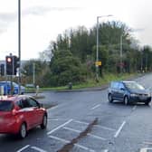 The Antrim Road junction with the Floral Road. (Pic by Google)>