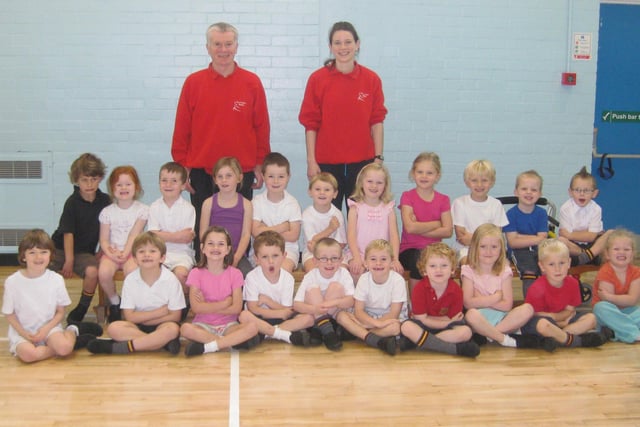 Year 1 and 2 children at Wallace Prep in 2010 enjoying a morning of basic skills and fun activities with the members of the Salto gym team from Lisburn.