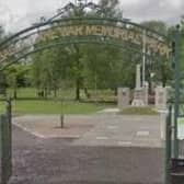 Ballyclare War Memorial Park. Pic by Google
