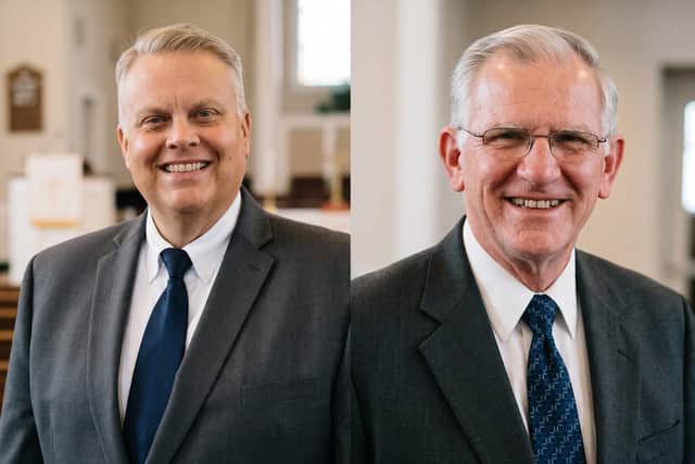 Rev. John Treese from Virginia, USA, and Rev. Eric Stewart from Portrush will speak at the Revival Convention at CWU in Lisburn. Pic credit CWU