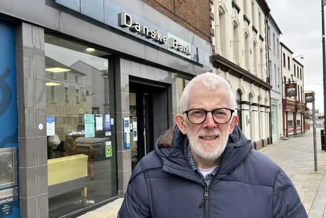 East Antrim Alliance MLA, Stewart Dickson, has expressed his display that Danske Bank has decided to close its branch in Carrickfergus. Picture: East Antrim Alliance