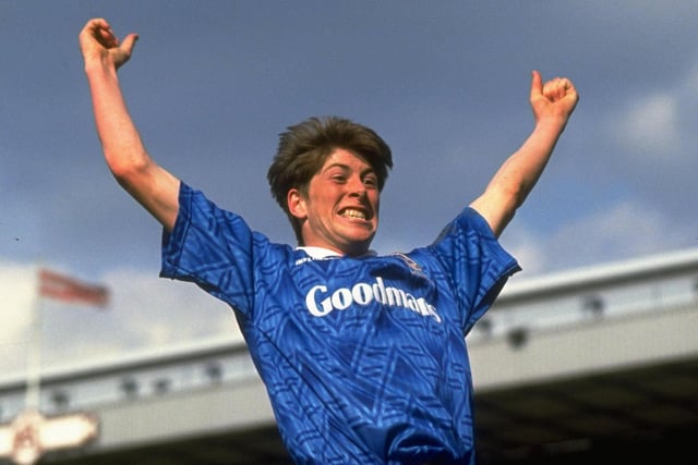 After Anderton progressed through the Blues youth ranks, he scored arguably one of the club's most historic goals against Liverpool in the FA Cup semi-final. After his time at Pompey he played for Spurs, Birmingham, Wolves and Bournemouth and gained 30 England caps.   Picture: Shaun  Botterill/Allsport