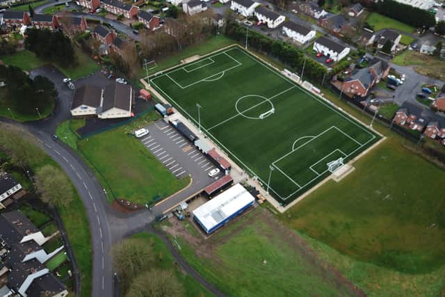 Ballymacash Rangers Football Club has developed a facility for the whole community