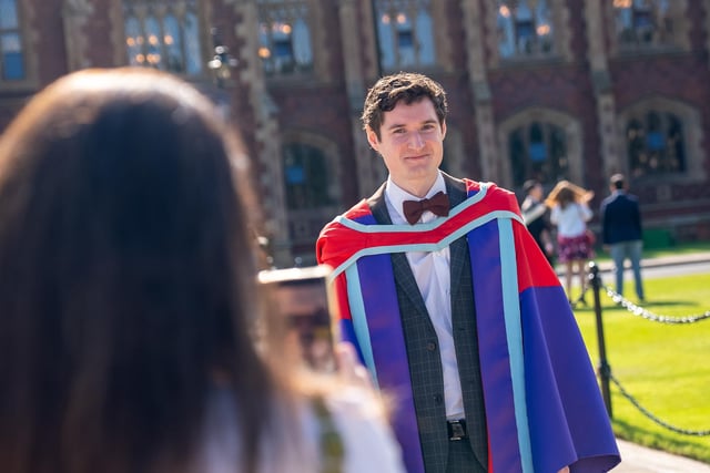 Eoghan Kelly from Fermanagh graduates with a PhD in Politics from Queen's University Belfast.