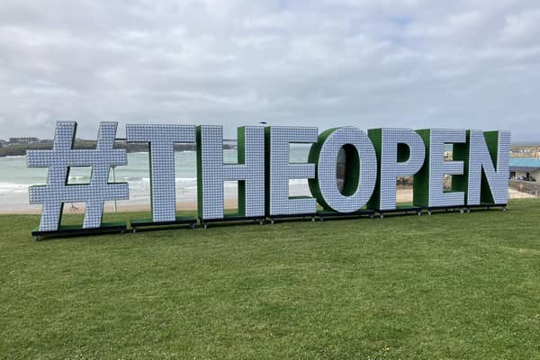 Tourism Northern Ireland brought the Claret Jug to Portrush's Kerr Street Green on Friday, May 2, allowing fans to have selfies taken with golf’s most famous trophy. CREDIT NI WORLD