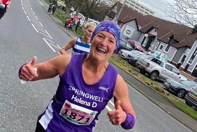 Helena Dornan at the Omagh Half Marathon