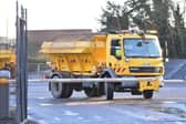 Gritting has taken place with a yellow warning in place for snow and ice. Photo: Pacemaker
