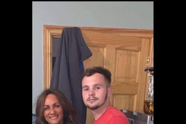 Victoria Blackwood with her son Jamie. Pic contributed by Victoria Blackwood