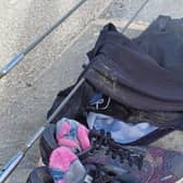 HM Coastguard appealed for information after trainers and clothes were found on a Portrush beach. Credit HM Coastguard