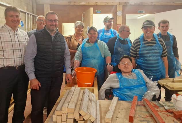 NFU Mutual Agents and their staff at the Causeway agency recently nominated local charity Ashes to Gold, to receive a donation. Credit Ashes to Gold