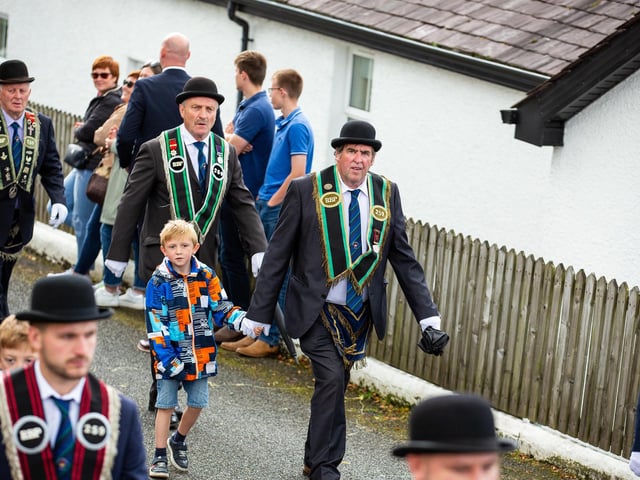 Stepping out in Loughgall.