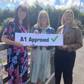 Campaigners Sínead Lunny, Monica Heaney and Alliance councillor Joy Ferguson have welcomed the Ministerial approval to progress phase 2.