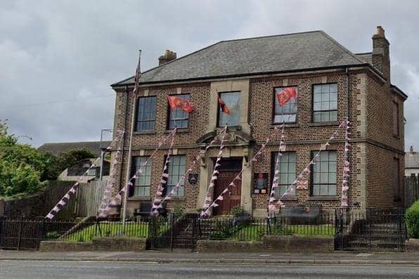 The meeting will be held in the King William III Memorial Orange Hall, Carrickfergus. Photo by Google
