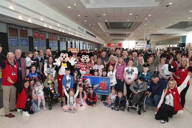 Northern Ireland Children to Lapland and Days to Remember Trust fly chosen children, their families and health professionals to Paris