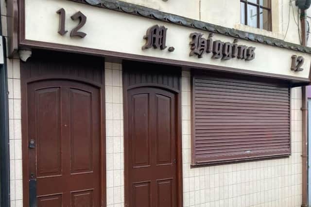 Higgins' Bar in Scarva Street, Banbridge, was closed following the death of Adrian Higgins.