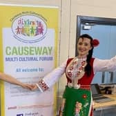 Bonny Cooper and Plamena Chemshirova from Causeway Multi-Cultural Forum that received a £9,974 grant from The National Lottery Community Fund to promote cultural diversity and inclusion in the area. Credit National Lottery
