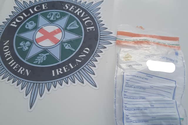 Some of the drugs seized during the searches. Picture: PSNI