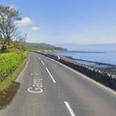 The A2 Garron Road between Carnlough and Cushendall. Picture: Google
