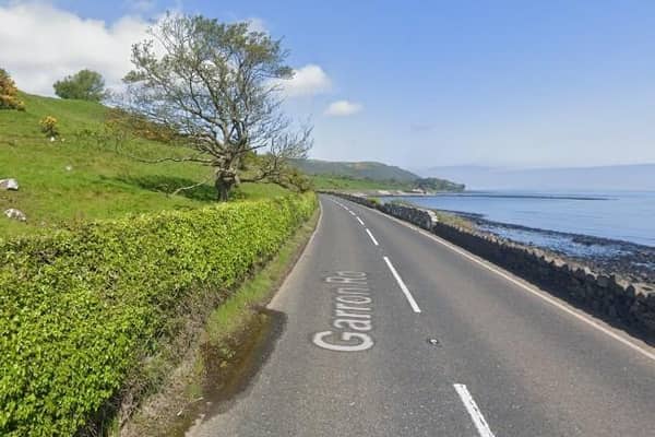 The A2 Garron Road between Carnlough and Cushendall. Picture: Google