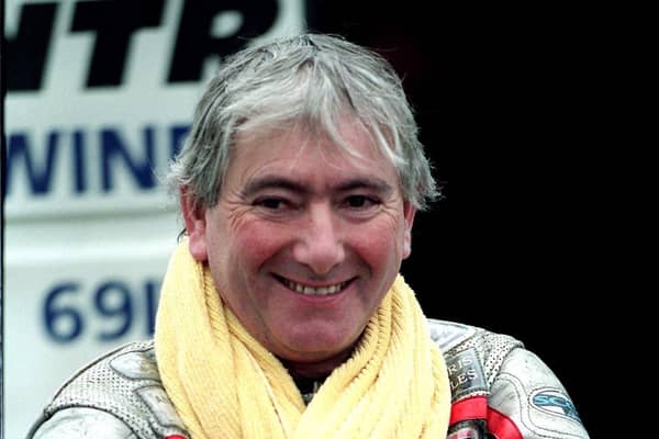 Road racing legend Joey Dunlop.