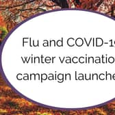 Covid and flu vaccine rollout for Winter in Northern Ireland is launched.