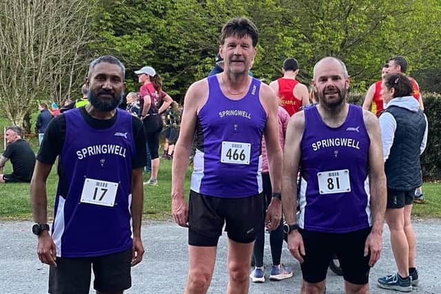 Shirhaan Hameed, David McGaffin and Barry Mullan at Tollymore