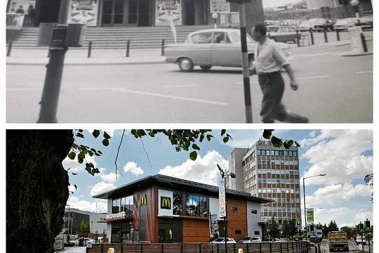 The old cinema later became a bingo hall. It's now McDonalds.