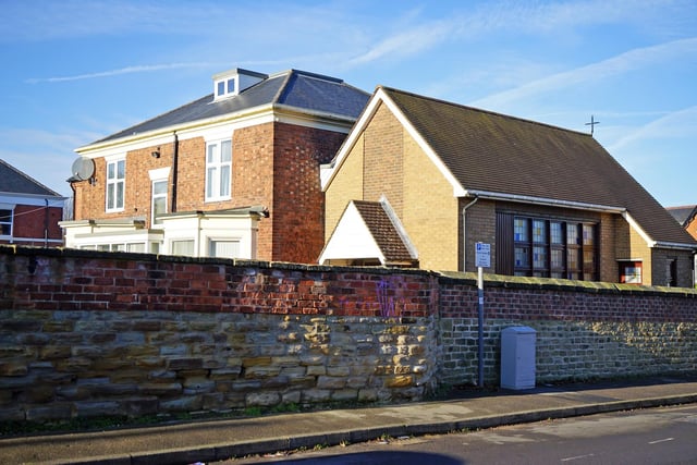 The civic society says the oldest surviving building belonging to the Catholic schools in Chesterfield (i.e. the predecessors of St Mary’s Catholic Academy, Newbold, and its junior school) is now a parish centre.