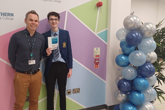 Kyle Leckey, Northern Regional College Health, Safety & Environmental Manager and Logan McAllister.