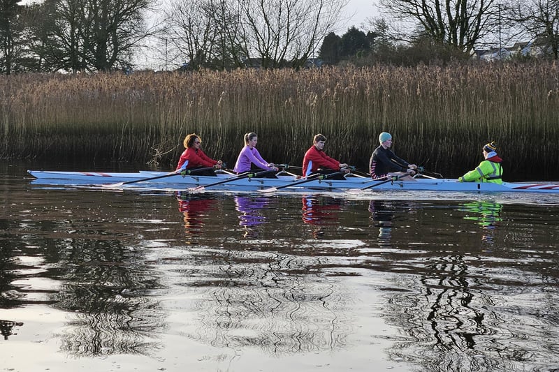 Pictured at Bann Rowing Club's annual Boxing Day races