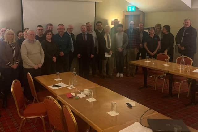 Larne business and community organisations met with elected representatives in October.