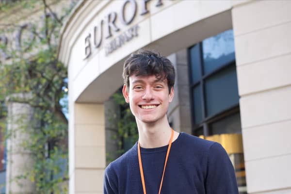 Matthew Taylor is one of over 2,000 delegates due to attend the One Young World Summit in Belfast. Picture:  Matthew Taylor