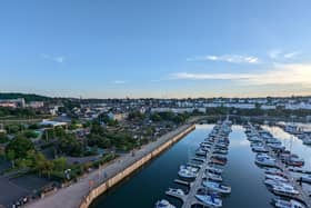 Bangor Marina and surrounding area. Picture: Jonathan MacDonald