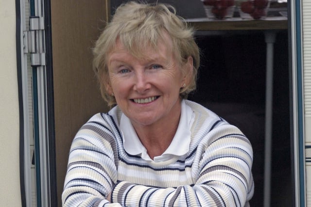 TAKING IT EASY. Moira Lee from Ballymoney, who was on the Ray Boyland stand, was taking life easy at the Show in 2007.