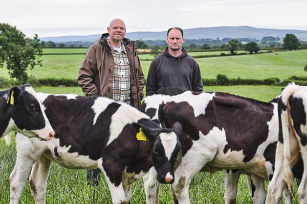 David Irwin (right) who is featuring in M&S latest ad campaign with celeb chef Tom Kerridge. CREDIT ASG & PARTNERS
