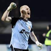 Portadown goalkeeper kept his eleventh clean sheet of the season