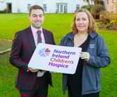 Eddie McKeever, managing director of McKeever Hotel Group and Amanda Connolly, of NI Children's Hospice. (Pic: Contributed).