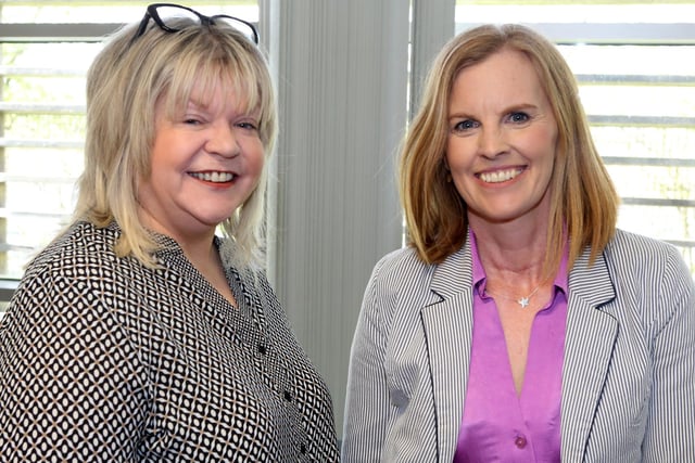 Pictured at a recent Council tourism event are Esther Dobbin Region and Investment Manager at Tourism NI alongside Kerrie McGonigle Causeway Coast and Glens Borough Council Destination Manager.