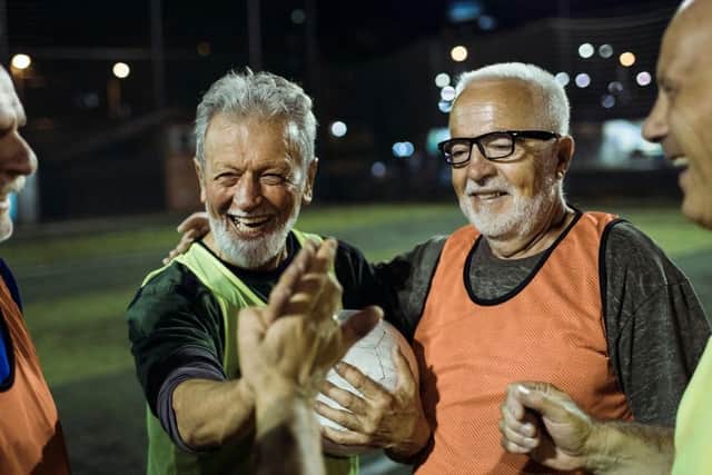 Walking football is a game of football where players walk instead of run, offering a slower paced game. Picture: Canva.com