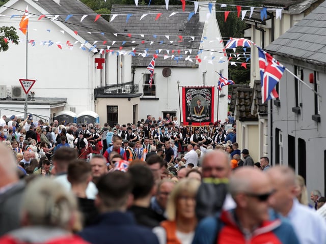 Tens of thousands of visitors converged on Scarva on Saturday, July 13 for the traditional celebrations.