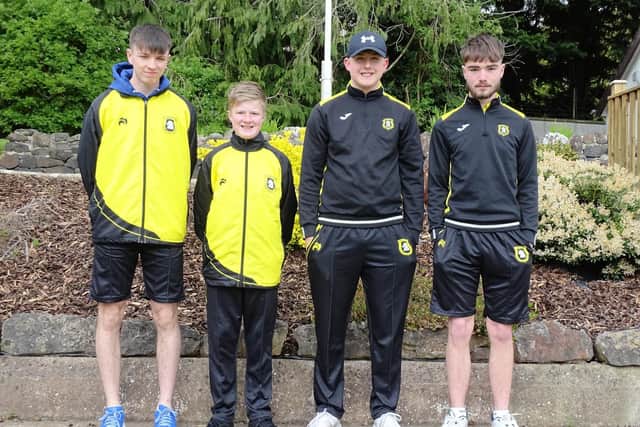 U18s who all starred for the B team; Brogan McMillan, Adam Copeland, Shea Trainor and Daire Trainor.​
