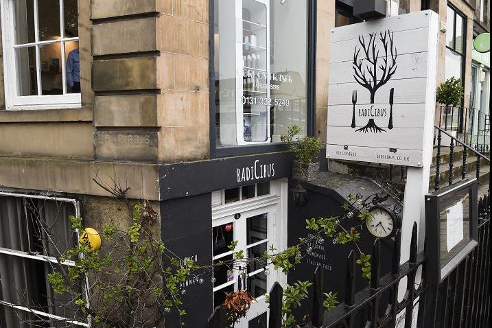With a name meaning food from the roots, RadiCibus is an independent modern Italian eatery in Deanhaugh Street. The restaurant says it uses the best Scottish and Italian ingredients - including handmade pasta, artisan meats and wine. They score 4.8 out of 112 reviews.