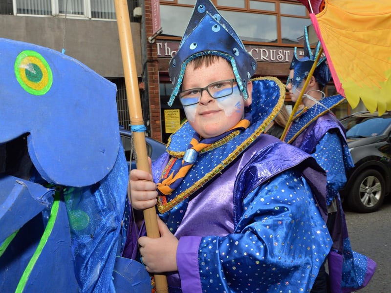 Plenty of creativity went into the Larne Alive parade. INLT 23-058-PSB