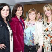 Julie McClure, Sandra Lynas, Pat Kearney, Claire Webb and Deborah McBride at the 2012 fashion show. Photo by Ronnie Moore